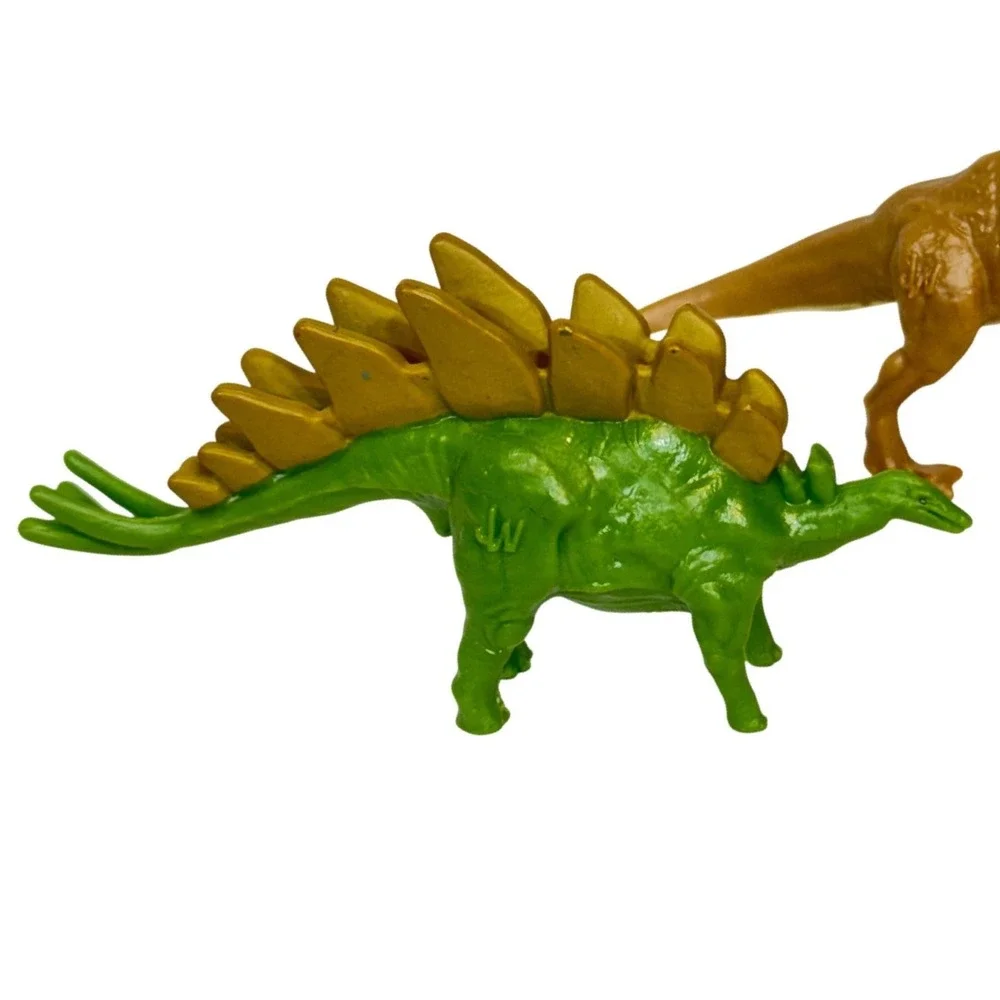Jurassic World Dinosaur Mini Figures 4pc Set‎ T-Rex Stegosaurus Indominus Rex